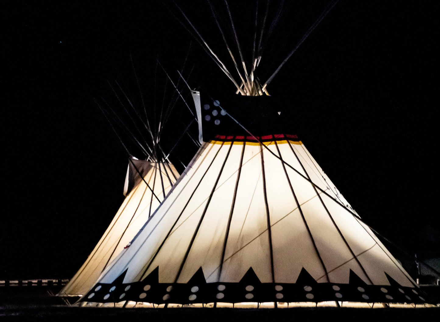 Canvas Tipi Print (8 by 8)