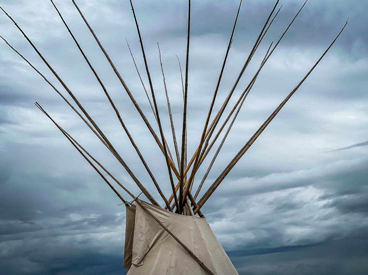 Canvas Tipi Print (8 by 8)