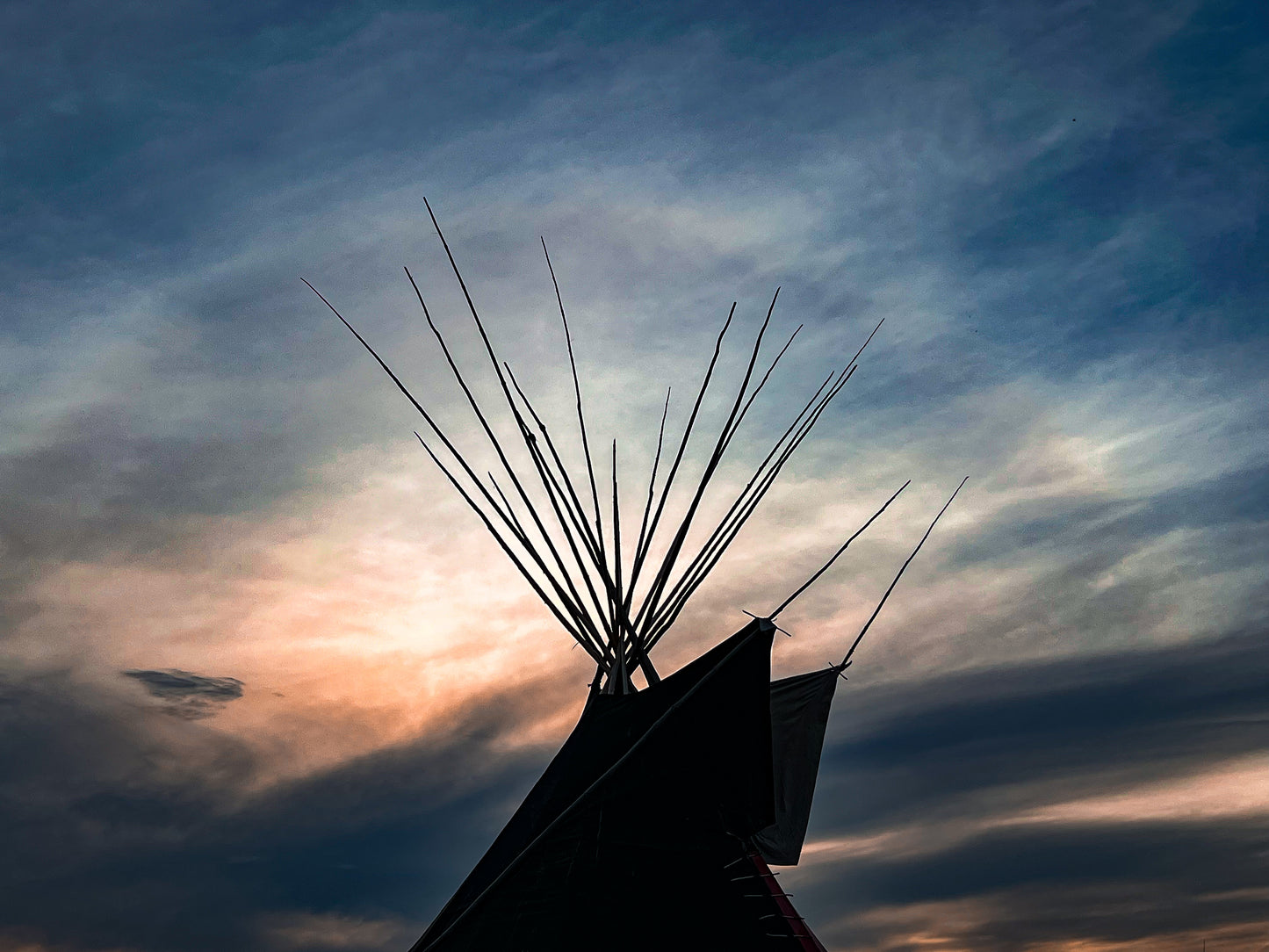 Canvas Tipi Print (8 by 8)