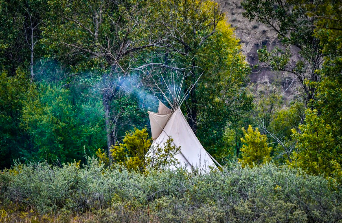 Canvas Tipi Print (8 by 8)