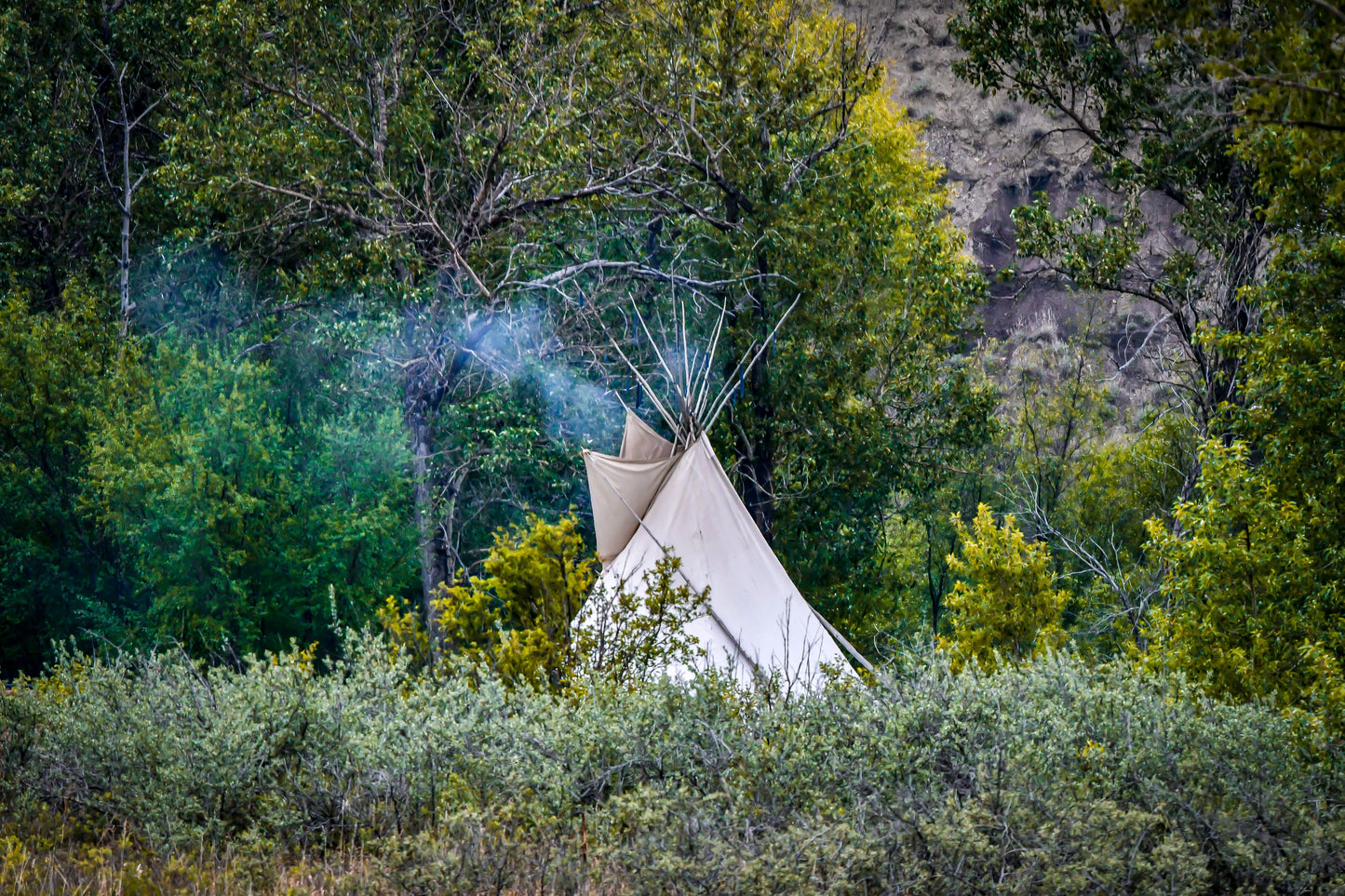 Canvas Tipi Print (8 by 8)