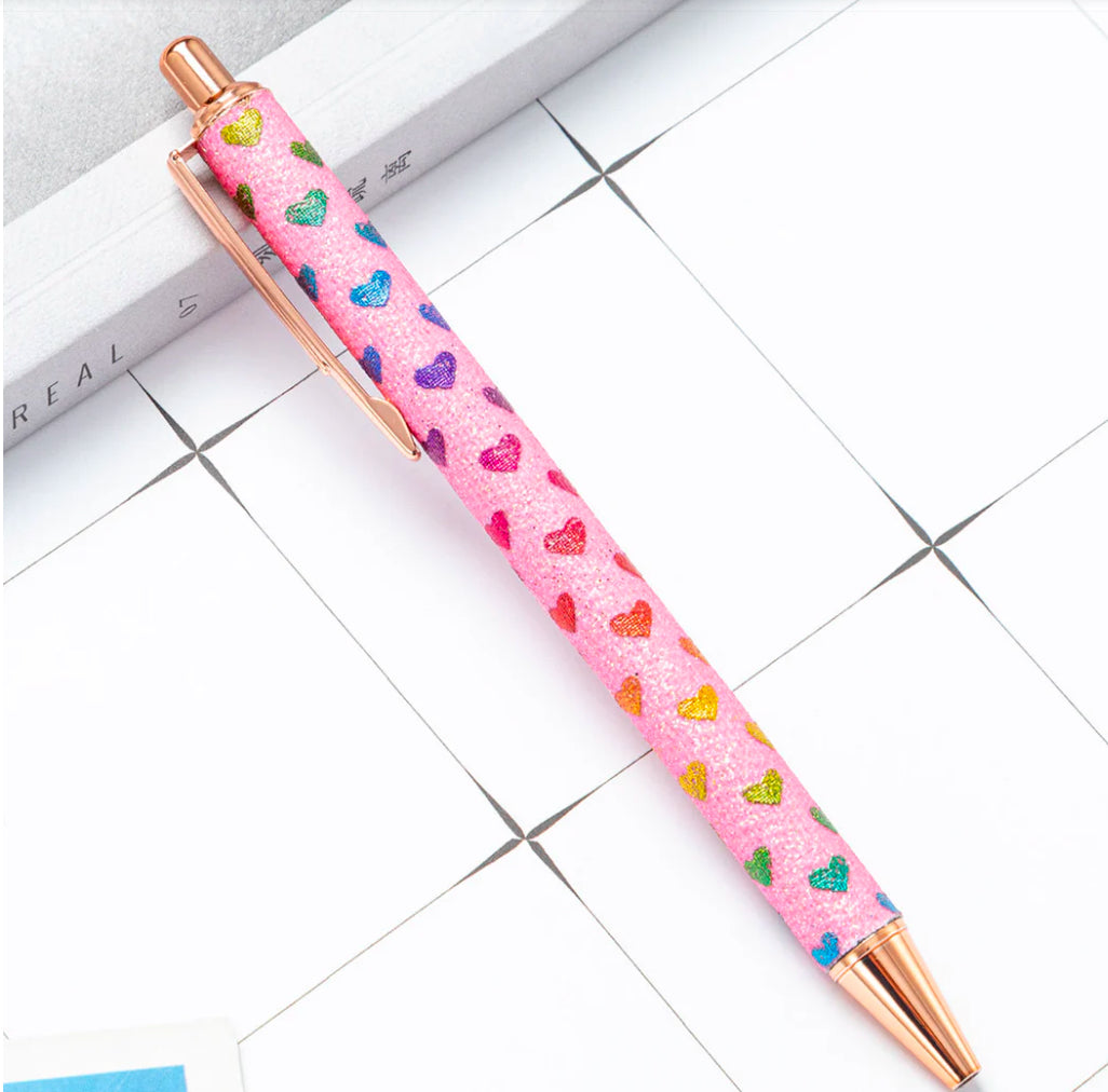 Gradient Leopard Metal Ballpoint Pen