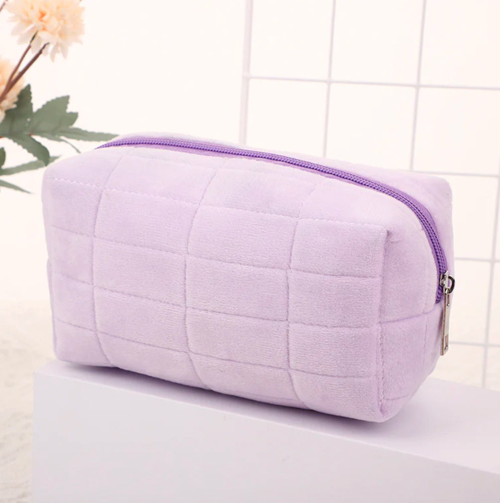 Velvet Decompression Pillow Make Up Storage Bag