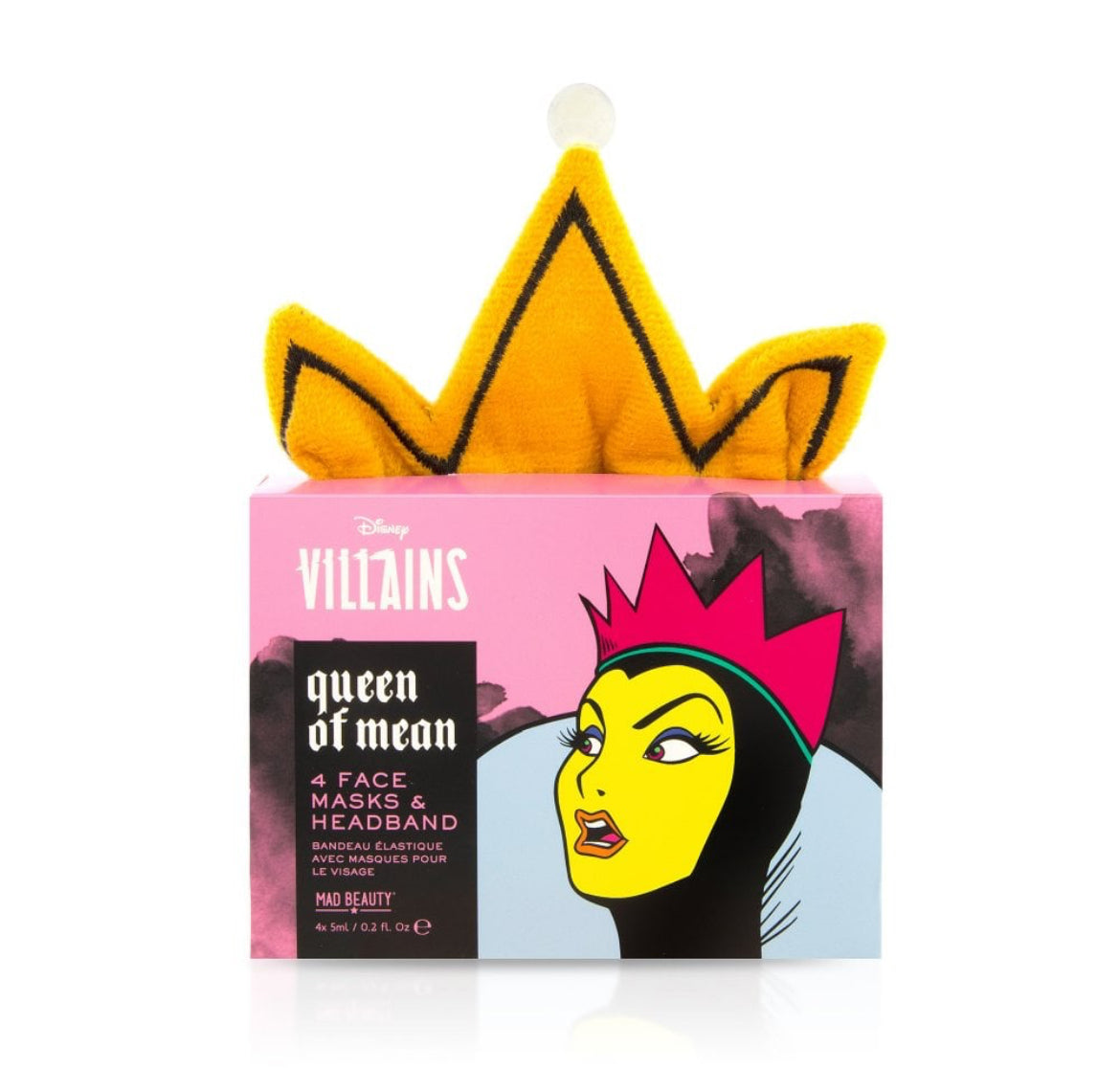 Disney Villians Headband & Face Mask Set