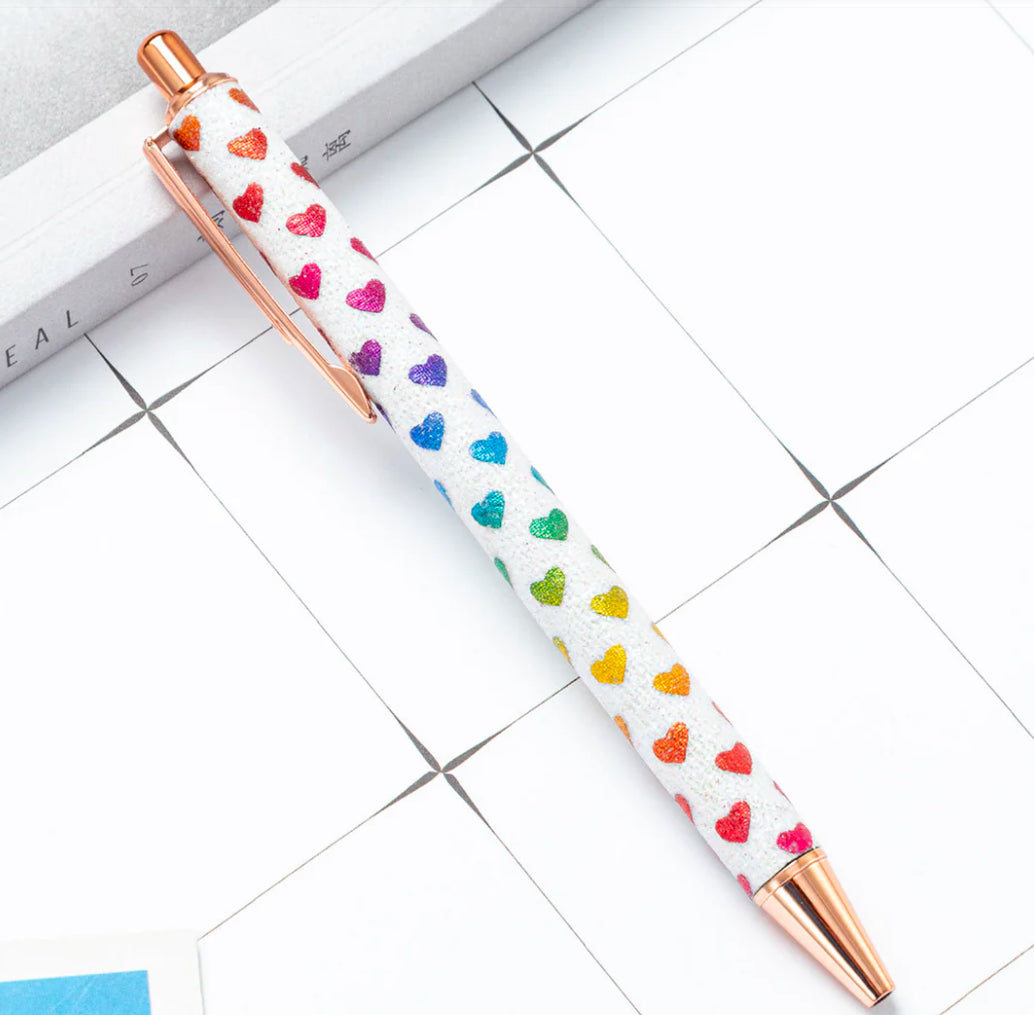 Gradient Leopard Metal Ballpoint Pen