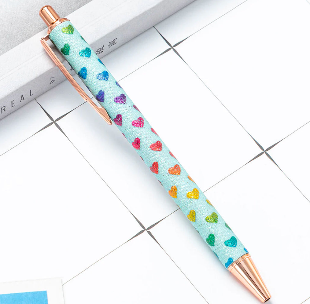 Gradient Leopard Metal Ballpoint Pen