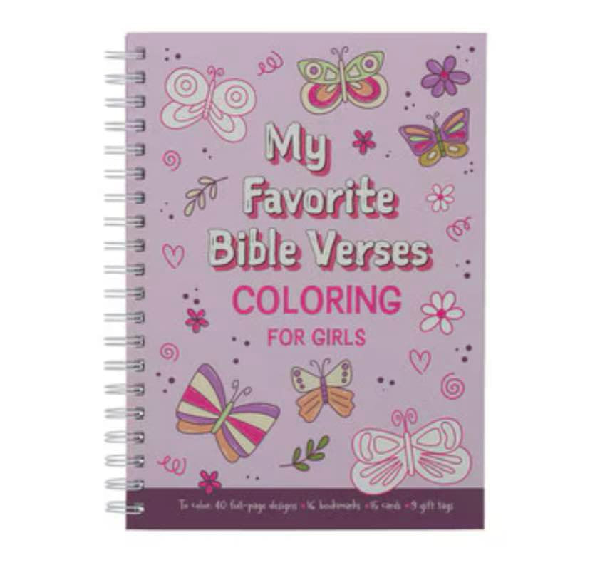 My Favourite Bible Verses For Colouring I Girl Edition