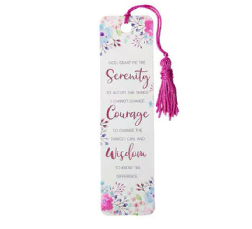 Serenity Prayer Bookmark With Tassel