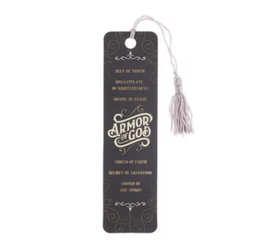 Armor of God Bookmark with Tassel - Ephesians 6:10-18