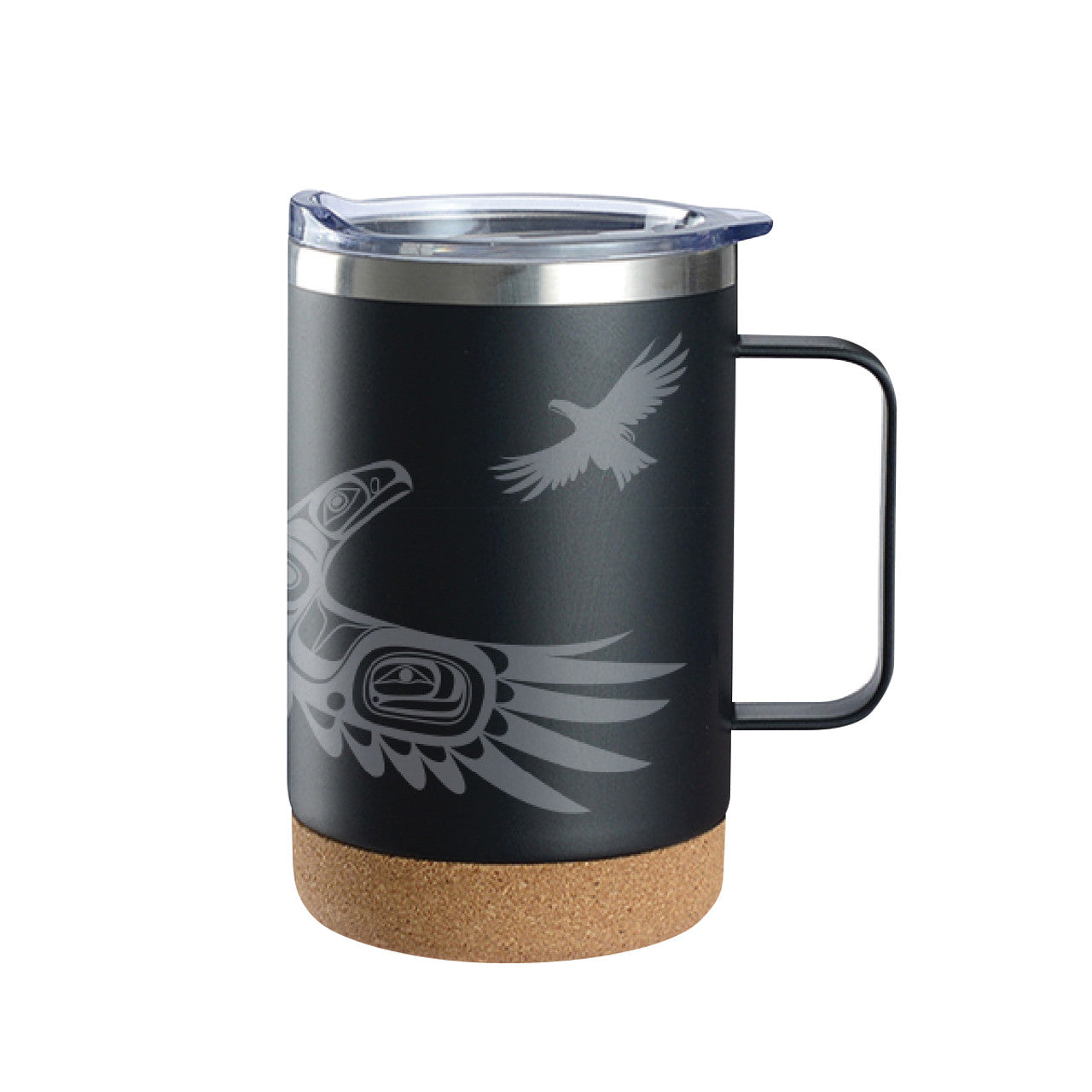 Cork Base Travel Mugs With Handle-16oz