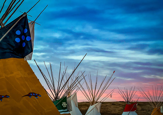 Canvas Tipi Print (8 by 8)