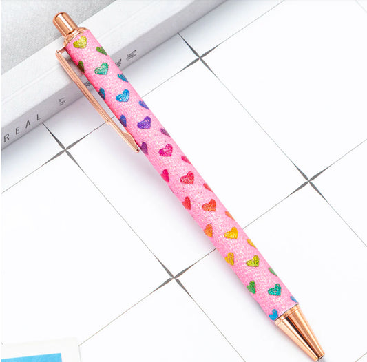 Gradient Leopard Metal Ballpoint Pen