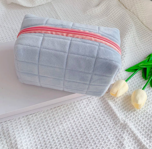 Velvet Decompression Pillow Make Up Storage Bag