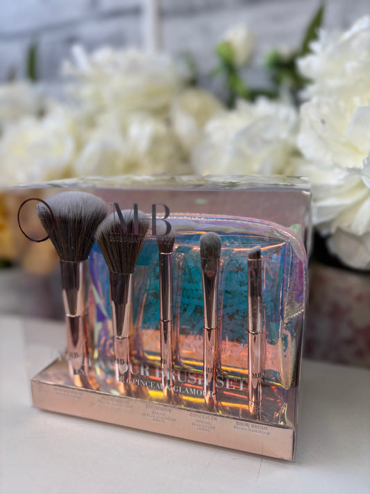 6 Pc Glamour Brush Set