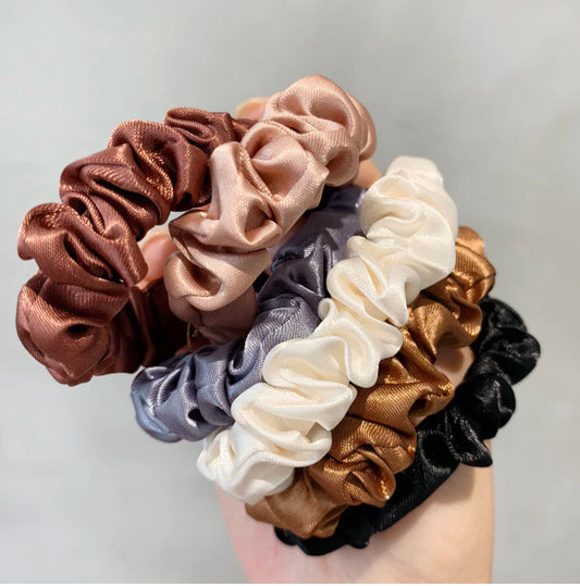Satin Hair Ties-6 Piece