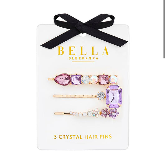 Crystal Hair Pins- Lavender Jewels