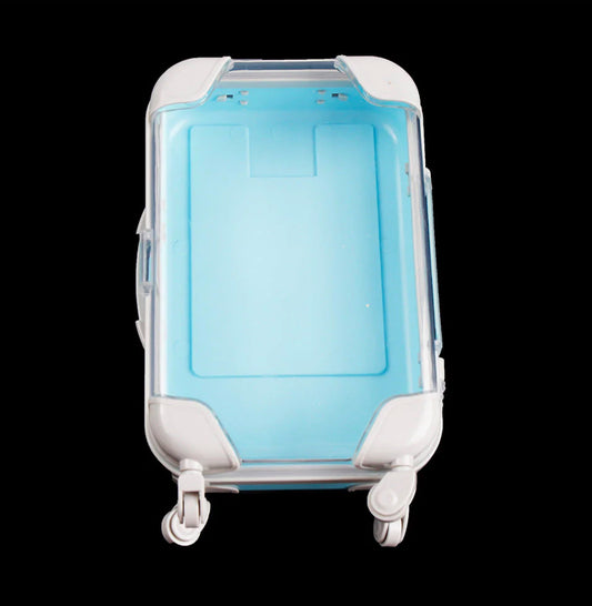 Mini Suitcase Plastic Eyelashes Packaging Box