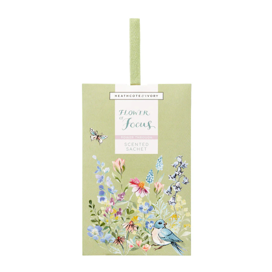 Flower of Focus  Power Through  3 Scented Sachets