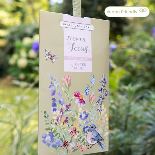 Flower of Focus  Power Through  3 Scented Sachets