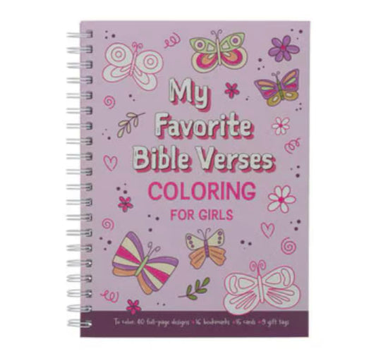 My Favourite Bible Verses For Colouring I Girl Edition