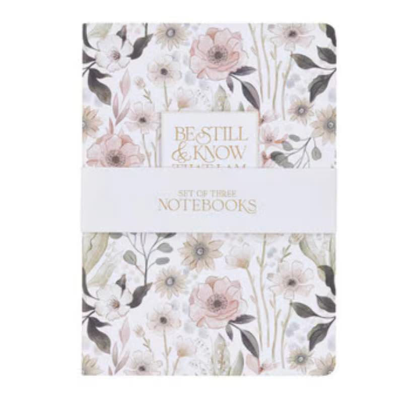Be Still Teal Meadow Large NoteBooks-Psalms 46:10