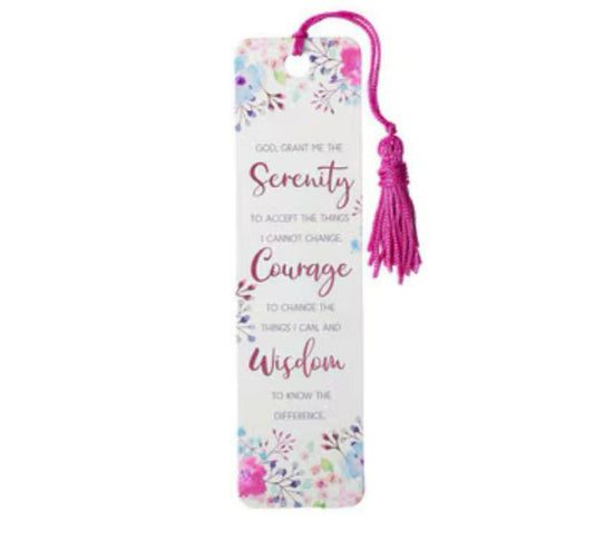 Serenity Prayer Bookmark With Tassel