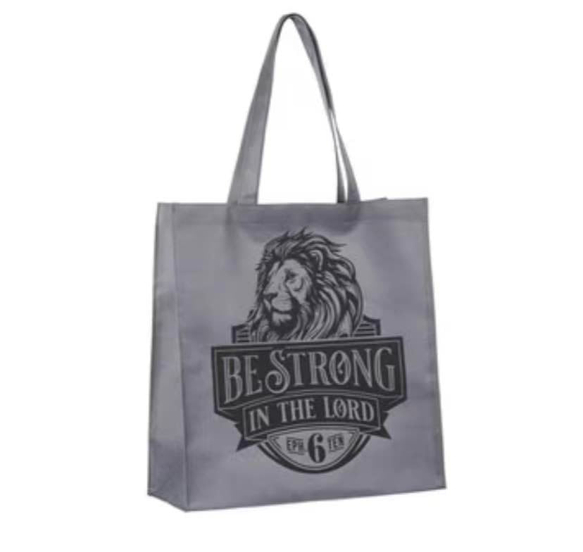 Be Strong in the Lord Reusable Non-woven Shopping Bag - Ephesians 6:10