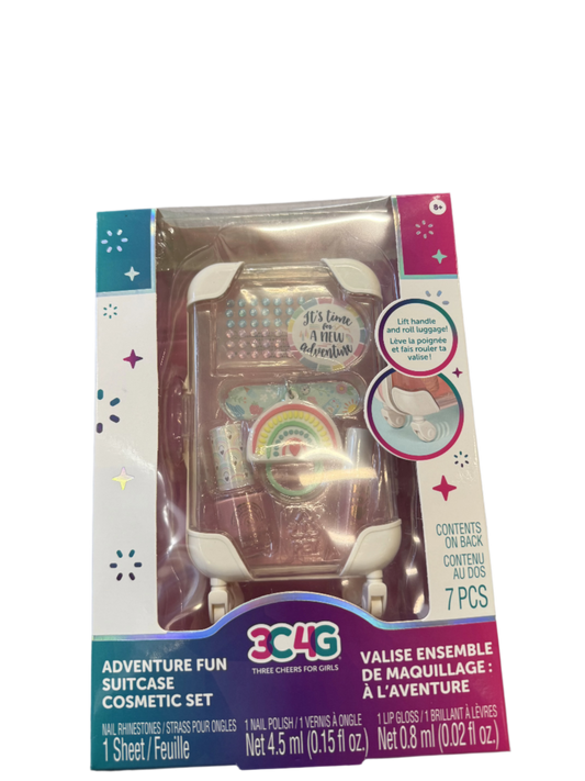 3C4G Adventure Fun Suitcase Cosmetic Set